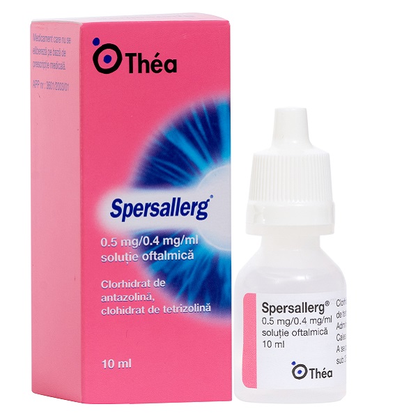 Spersallerg, 0,5 mg/ 0,4 mg/ml soluţie oftalmică, 10 ml, Thea