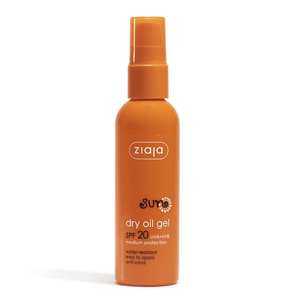 Ulei uscat formula gel cu SPF 20, 90 ml, Ziaja Sun