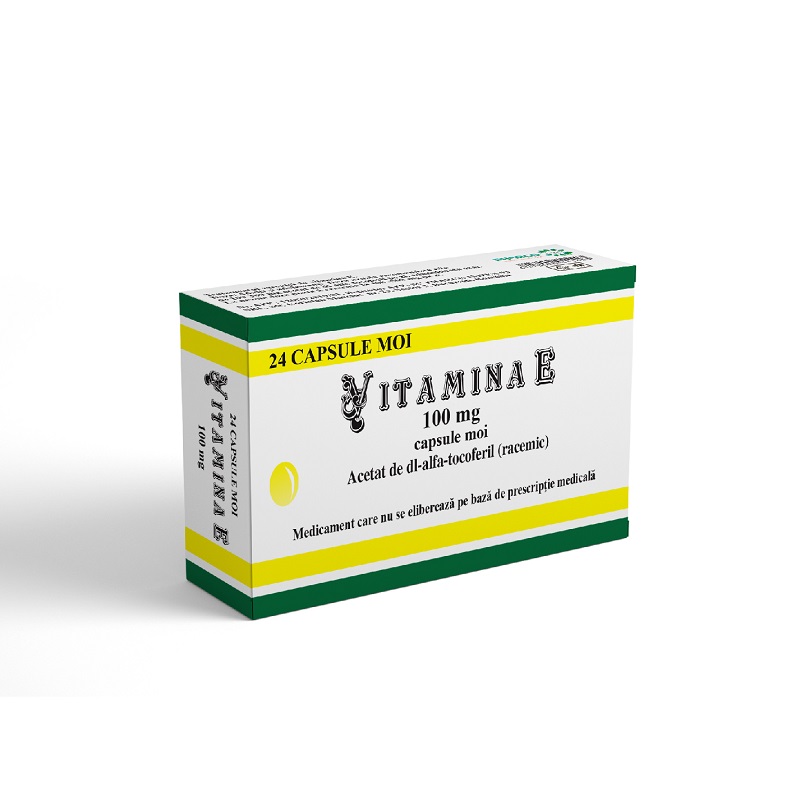 Vitamina E, 100 mg, 24 capsule, Pharco