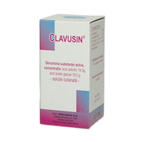 Clavusin soluţie cutanată, 175,6 mg /175,6 mg/ ml, 10 ml, Meduman Viseu