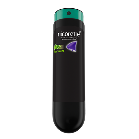 Spray oral cu nicotina si aroma de menta, 1 mg, 13.2 ml, Nicorette 724616