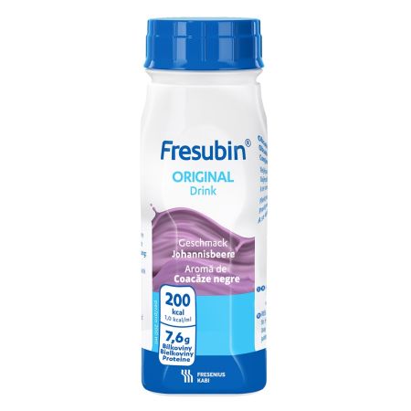 Bautura cu aroma de coacaze negre Fresubin Original, 4x200 ml, Fresenius Kabi Germania