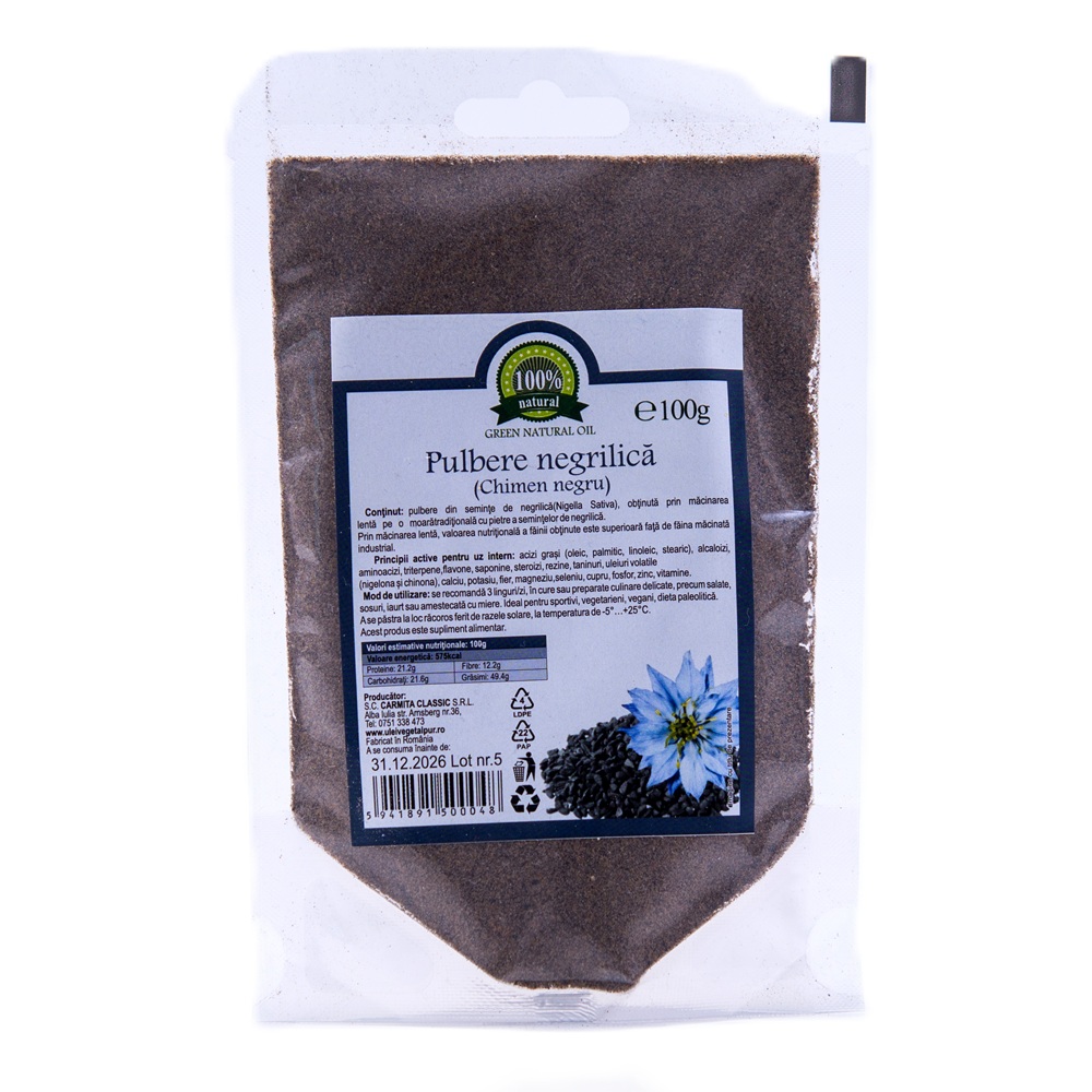 Pulbere negrilica, 100 g, Carmita Classic