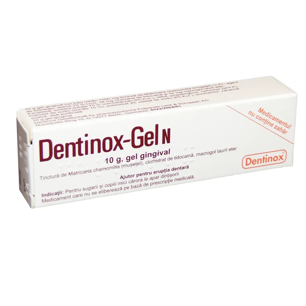 Dentinox Gel N, 10 g, Dentinox Gesellschaft