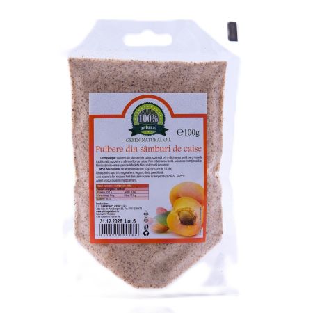 Pulbere din samburi de caise, 100 g, Carmita Classic