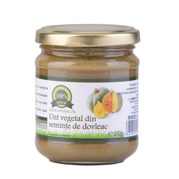 Unt vegetal din seminte de dovleac, 200 g, Carmita Classic