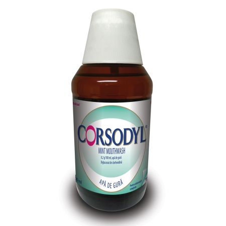 Corsodyl  apa de gura, 0,20g/100 ml, 300 ml, Glaxosmithkline