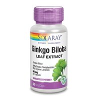 Ginkgo Biloba 60mg Solaray, 60 capsule, Secom
