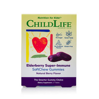 Tablete masticabile pentru copii Elderberry Super-Immune Childlife Essentials, 27 bucati, Secom