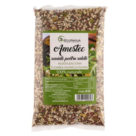 Amestec de seminte pentru salate, 250 g, EcoNatur