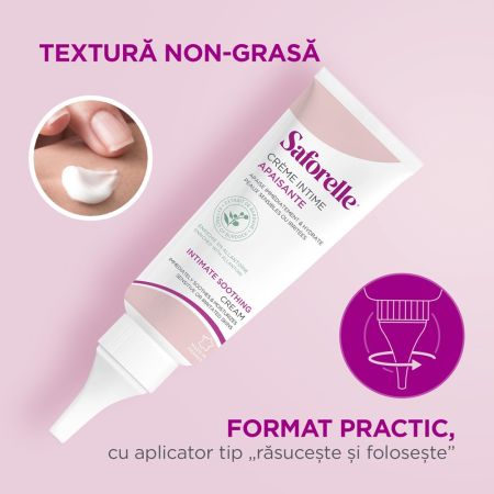 Crema intima calmanta cu brusture si alantoina Saforelle, 40 ml, Laboratoarele Iprad 667576