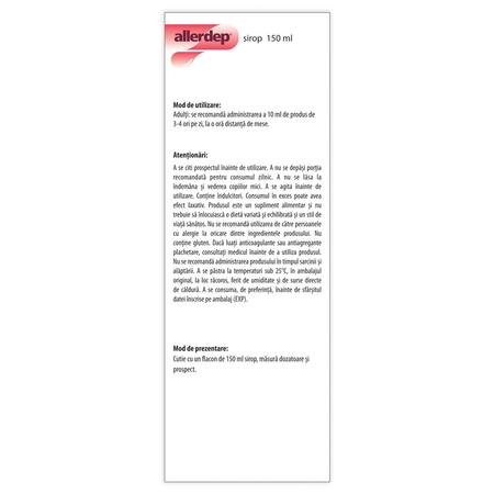 Sirop pentru copii Allerdep, 150 ml, Dr. Phyto 590798