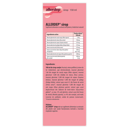 Sirop pentru copii Allerdep, 150 ml, Dr. Phyto 590797