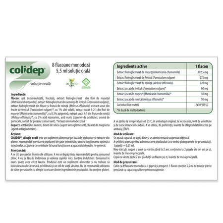 Colidep, 8 flacoane, Dr. Phyto 590810