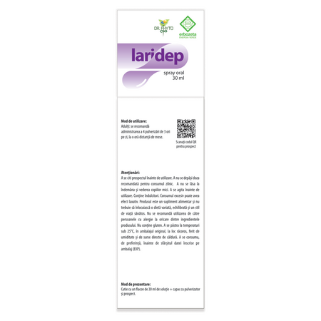 Spray oral Laridep, 30 ml, Dr. Phyto 590830