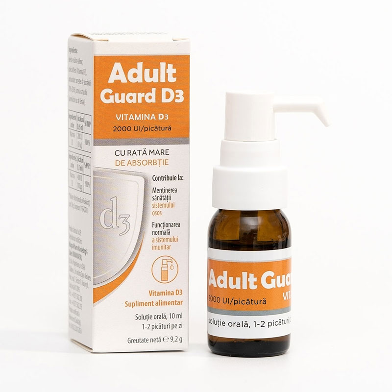 Vitamina D3 Adult Guard3, 10 ml, Magna Pharm