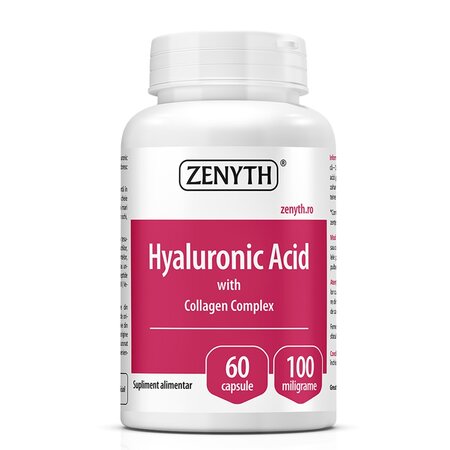 Acid Hialulronic cu Colagen Complex, 60 capsule, Zenyth