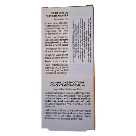 Ser concentrat cu acid hialuronic vegetal, 30 ml, L'Erboristica 710972