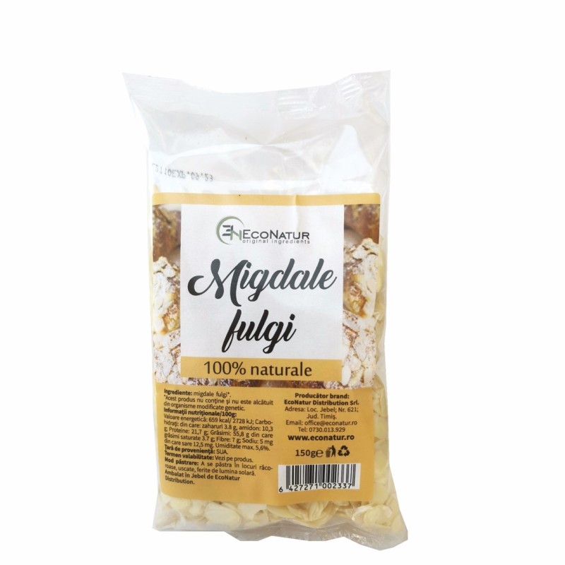 Migdale fulgi, 150 g, Econatur