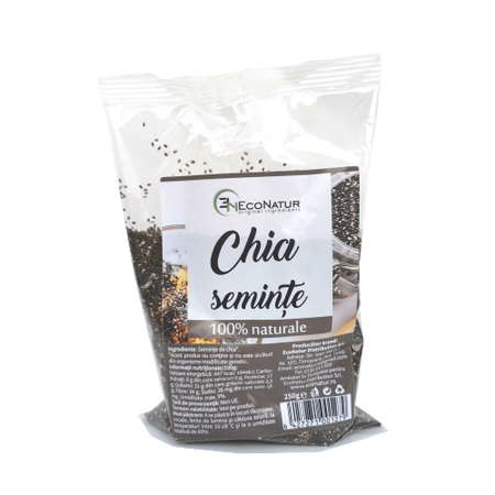 Seminte de chia, 250 g, Econatur