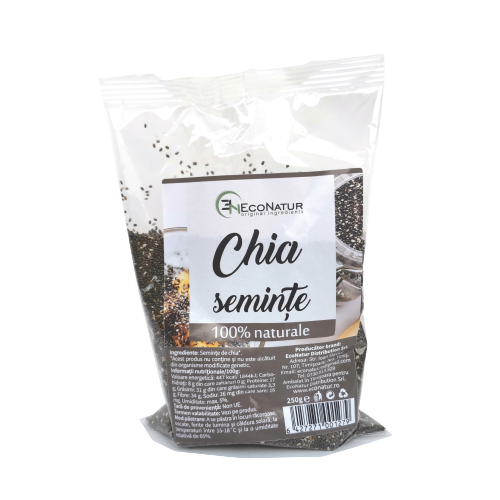 Seminte de chia, 250 g, Econatur