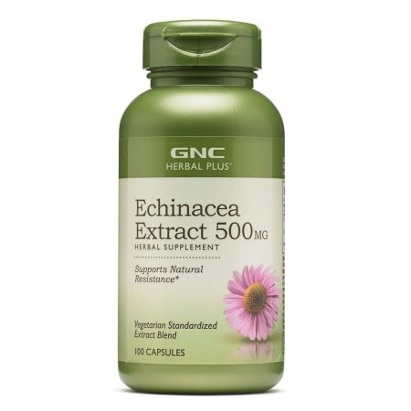 Extract de echinacea (198712), 500 mg, 100 capsule, GNC