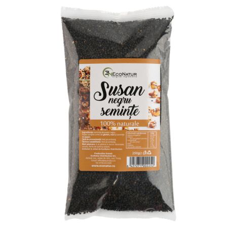 Seminte de susan negru, 250 g, Econatur