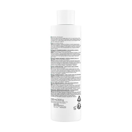 Sampon antimatreata pentru par normal spre gras si scalp cu senzatie de mancarime Dercos, 200 ml, Vichy 748040