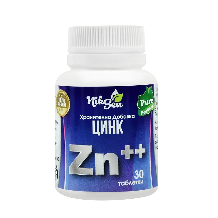 Zinc, 30 comprimate, Niksen