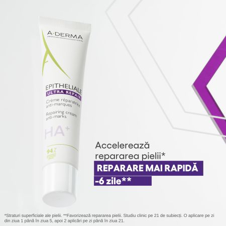 Crema reparatoare cu efect calmant Epiteliale Ultra Repair HA+, 100 ml, A-Derma 692714