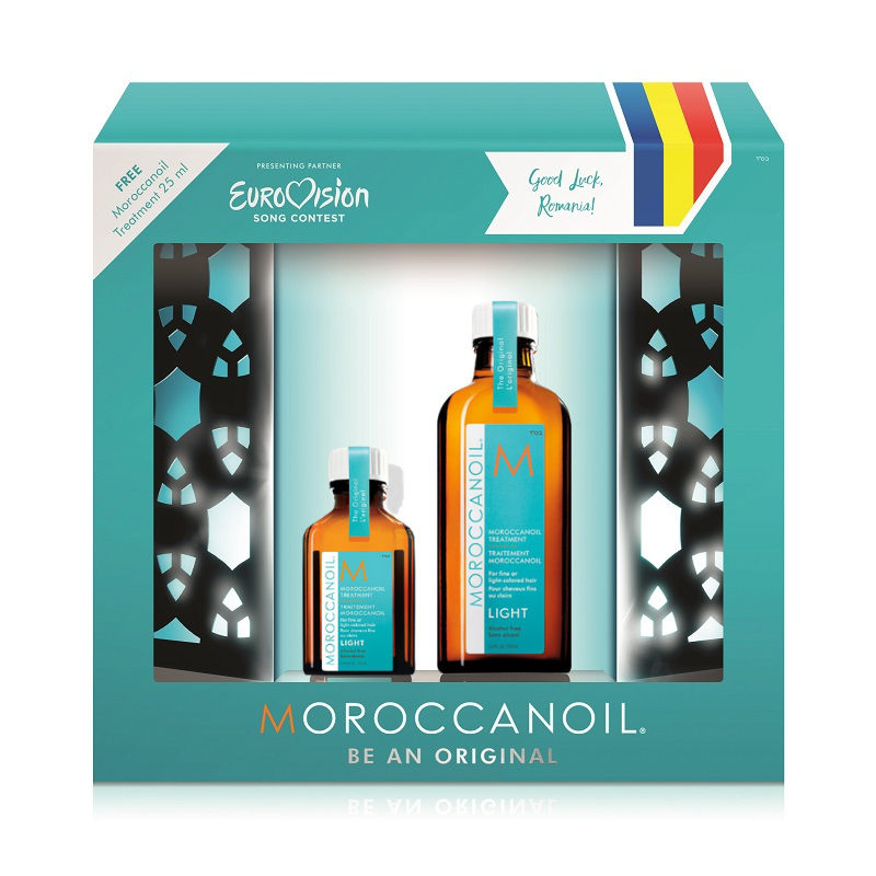 Pachet Tratament Light Eurovision, 100 ml + 25 ml, Moroccanoil 