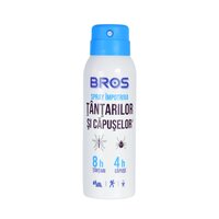 Spray repelent impotriva tantarilor si capuselor, 90 ml, Bros