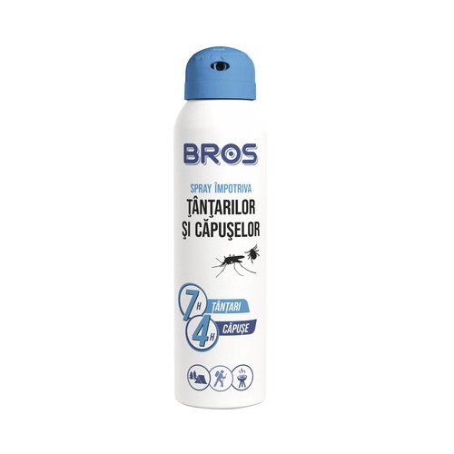 Spray impotriva tantarilor si capuselor, 90 ml, Bros