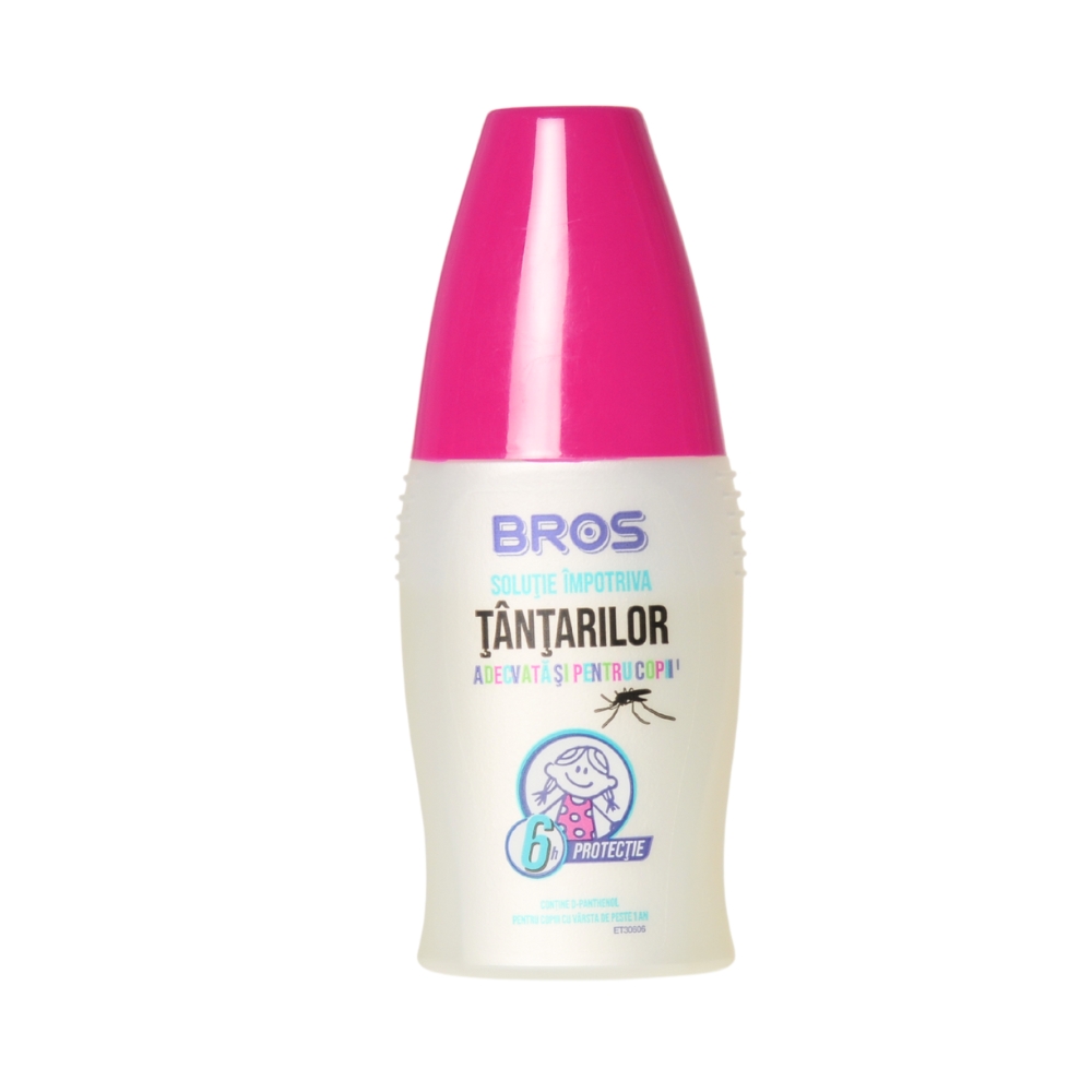 Solutie impotriva tantarilor pentru copii, 50 ml, Bros