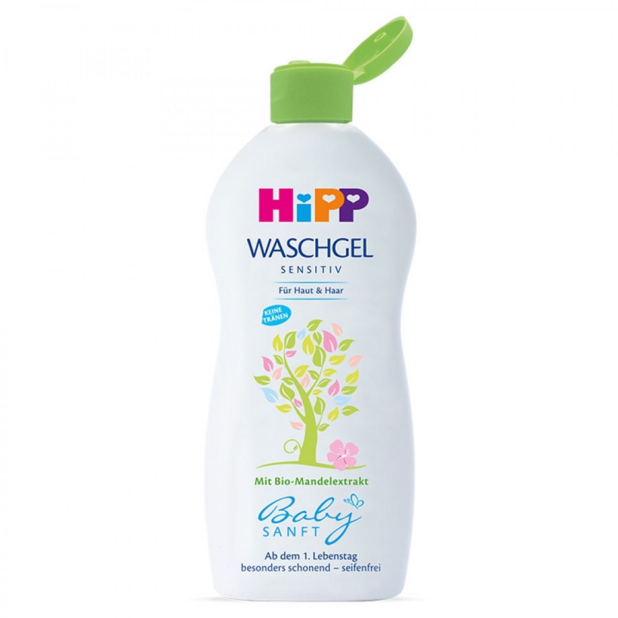 Gel de dus pentru par si corp BabySanft, 400 ml, Hipp