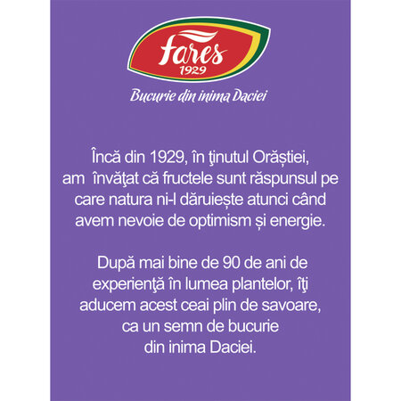 Ceai Fructele Carpatilor Aromfruct, 20 plicuri, Fares 604221