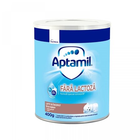 Aptamil fara lactoza, 400 g, Milupa