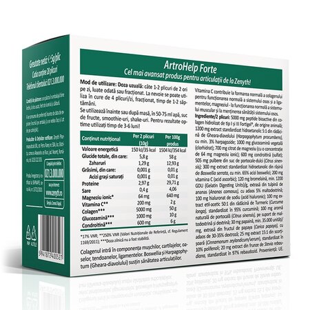 ArtroHelp Forte, 28 plicuri, Zenyth 622854