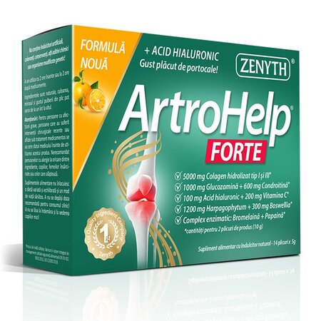 Pachet ArtroHelp Forte, 28+14 plicuri, Zenyth 622859