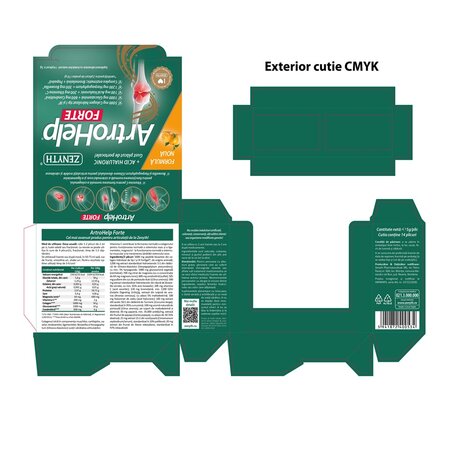 Pachet ArtroHelp Forte, 28+14 plicuri, Zenyth 702868