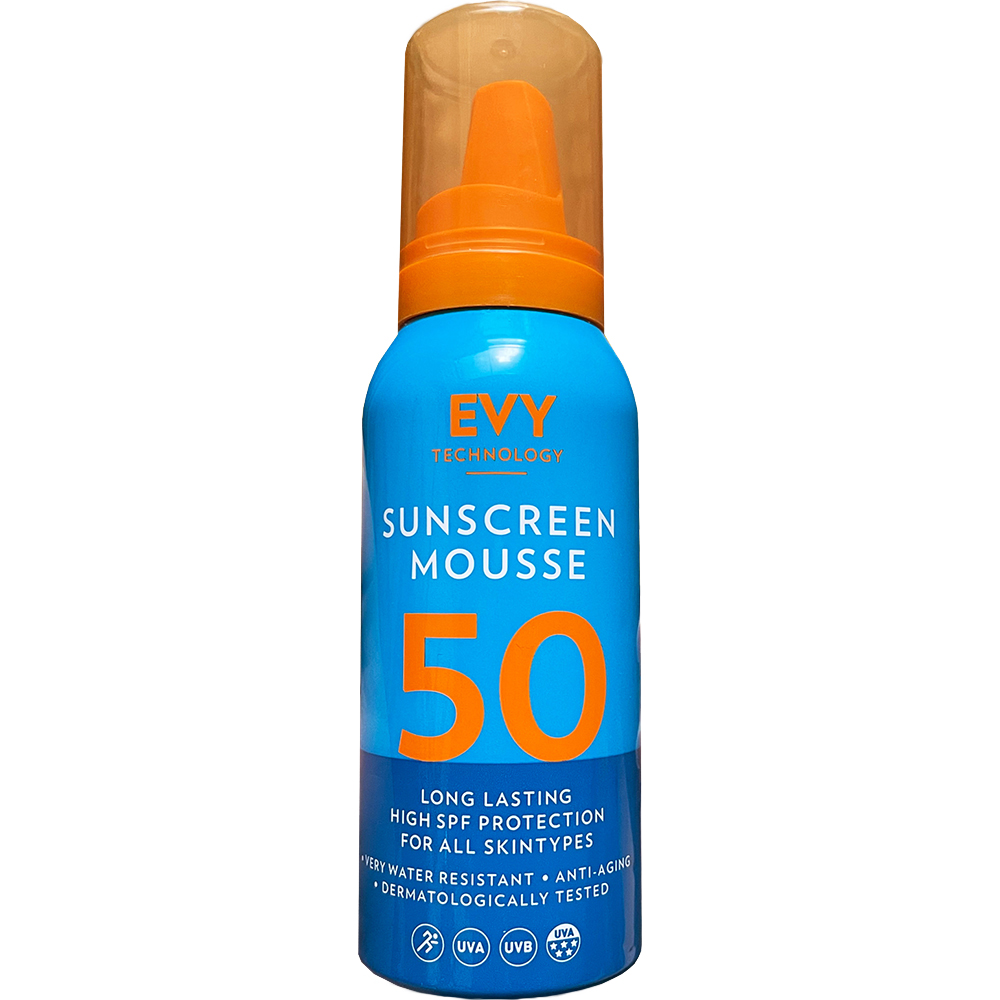 Spuma pentru fata si corp cu SPF 50, 100 ml, Evy Technology