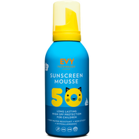 Spuma de fata si corp pentru copii cu SPF 50 Sunscreen Mousse, 150 ml, Evy Technology