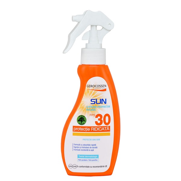 Lotiune pentru protectie solara SPF 30, Sun, 200 ml, Gerocossen