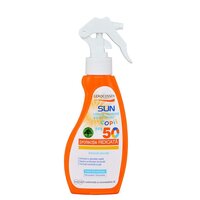Lotiune spray pentru copii cu protectie solara SPF 50 Sun, 200 ml, Gerocossen