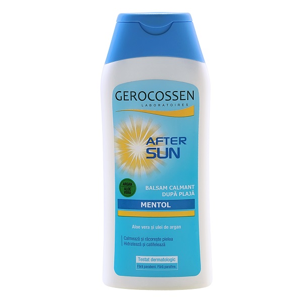 Balsam calmant dupa plaja cu mentol After Sun, 200 ml, Gerocossen