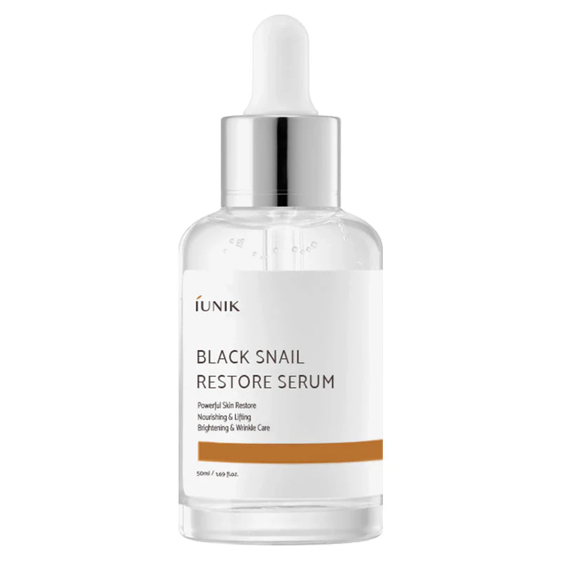 Ser de fata regenerant pentru femei Black Snail, 50 ml, Iunik