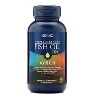 Triple Strength Ulei de Peste Plus Ulei de Krill (774612), 60 capsule moi, Gnc