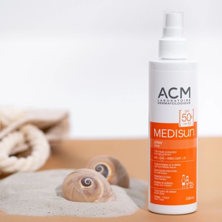 Spray pentru protectie solara cu SPF 50+ Medisun, 200 ml, Acm 663735