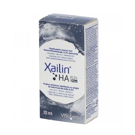 Picaturi oftalmice Xailin HA, 10 ml, Visufarma