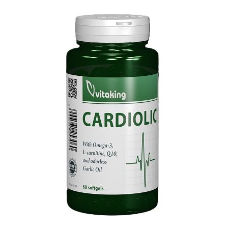 Complex Cardiolic pentru inima, 60 capsule moi, Vitaking